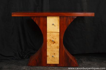 Hip Art Deco Console Hall Table Rosewood Tables